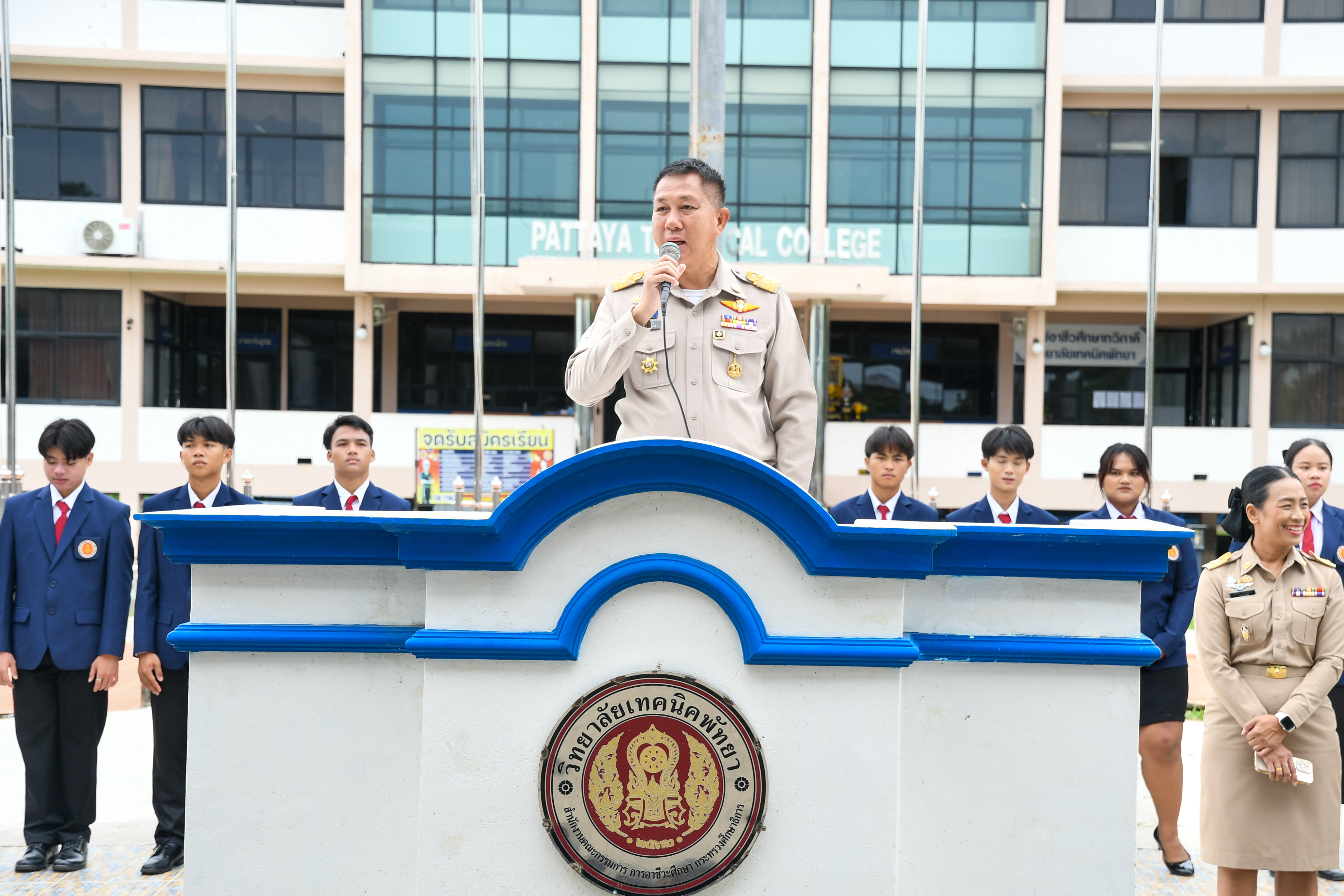 ผู้ว่าฯชลบุรีพบนักศึกษาเทคนิคพัทยาส่งเสริมเยาวชนไทยทุกมิติ