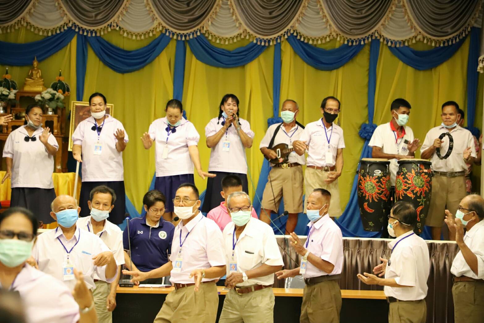 โรงเรียนผู้สูงอายุ อบต.ห้วยแก้งส่งเสริมสุขภาพ คลายเครียดแก้ปัญหาโรคซึมเศร้าในผู้สูงวัย