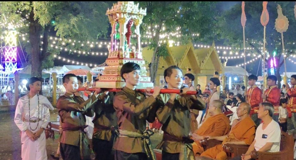 จังหวัดชัยนาท จัดแสดงแสง สี เสียง "อัฏฐมีบูชา มหาปรินิพพาน" ในงานเล่าขานตำนานเมืองสาปยา (สรรพยา) อัฏฐมีบูชารำลึก ประจำปี 2566 