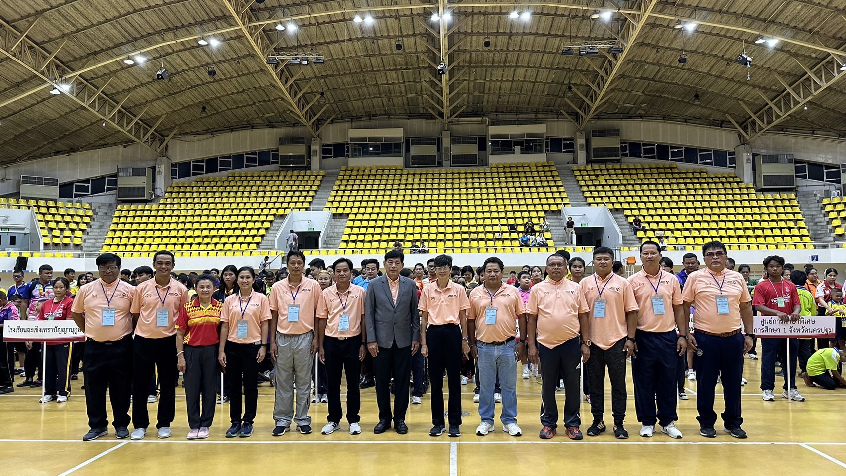สมาคมกีฬาสเปเชียลโอลิมปิคฯปทุมธานีจัดการแข่งขันทักษะกลไกให้แก่เด็กพิเศษ