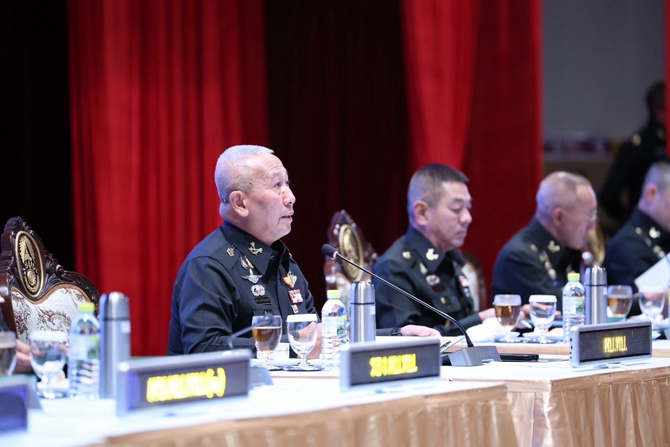 “บิ๊กปู” ประชุม ผบ.หน่วย เตรียมกำลังรับมือภัยคุกคาม
