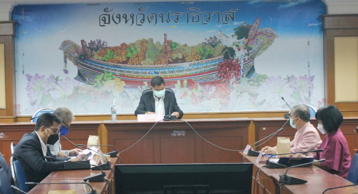 รองผู้ว่าฯนราธิวาส ประชุมคณะกรรมการประสานและขับเคลื่อนนโยบายสานพลังประชารัฐ