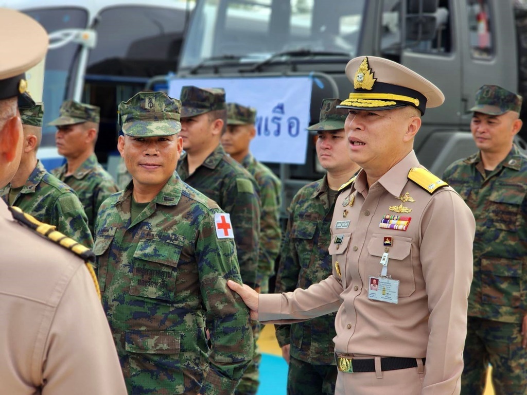 สอ.รฝ. ส่งกำลังพล ยุทโธปกรณ์ ชุดฟื้นฟู-ทีม USAR ช่วยเหลือ ปชช.แม่สาย