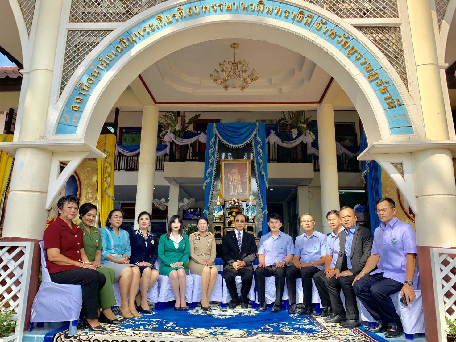 ที่ปรึกษามูลนิธิพัฒนาสถานีอนามัยเฉลิมพระเกียรติ 60 พรรษา นวมินทราชินี  ลงพื้นที่จังหวัดสุราษฎร์ธานี