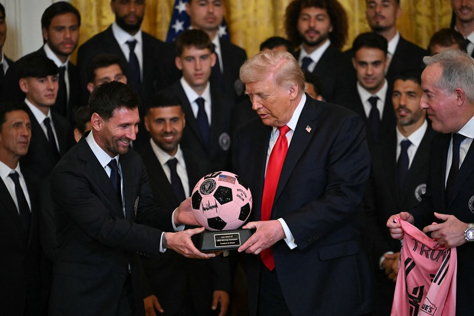 "เมสซี่" นำทีม "อินเตอร์ ไมอามี่" เข้าพบ "ทรัมป์" ฉลองแชมป์ MLS Cup 
