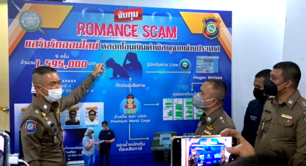 รวบยกขบวนการ " SCAMMER" หลอกทำงานต่างประเทศ