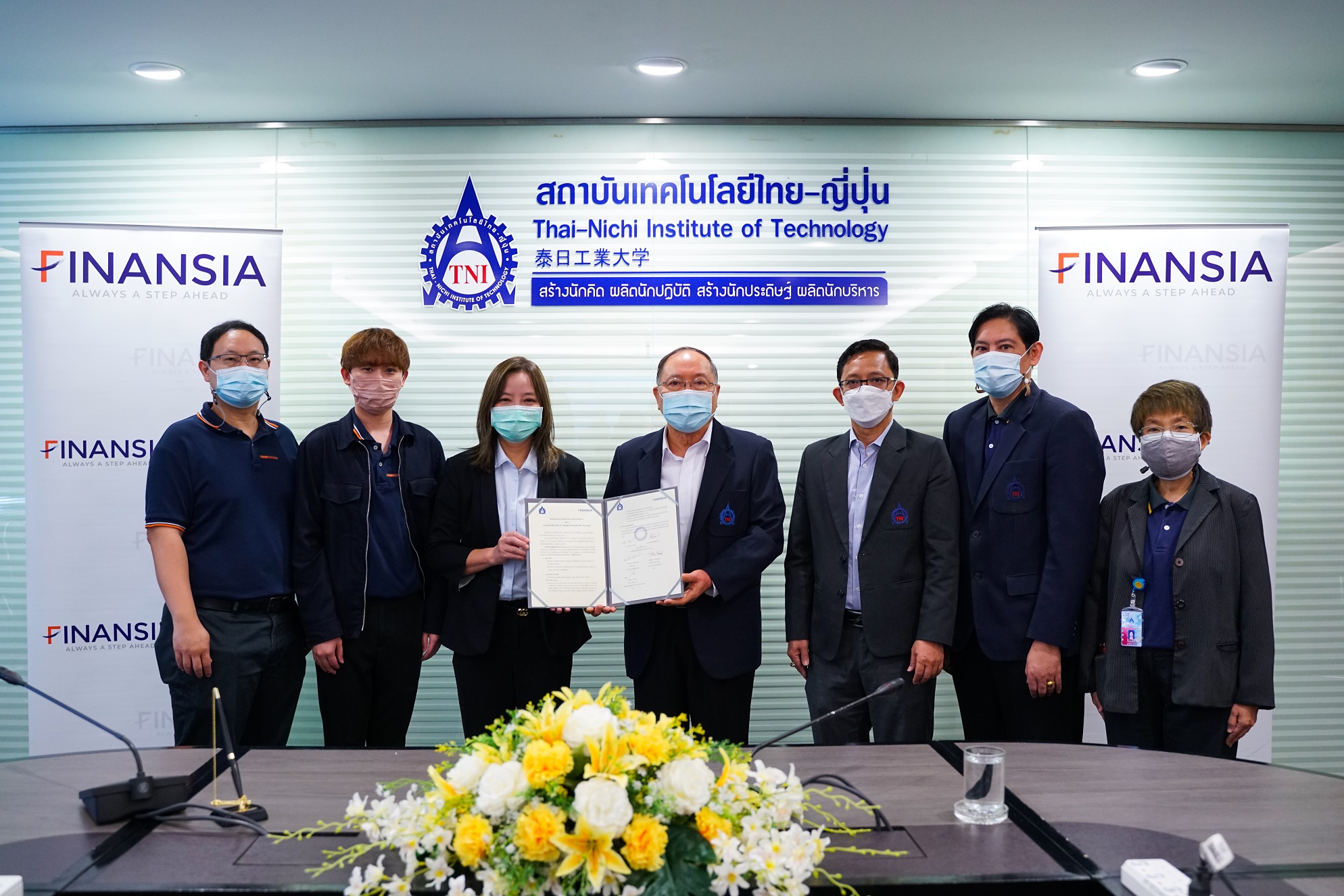 ลงนามข้อตกลงความร่วมมือทางวิชาการ FINANSIA และสถาบันเทคโนโลยีไทย-ญี่ปุ่น