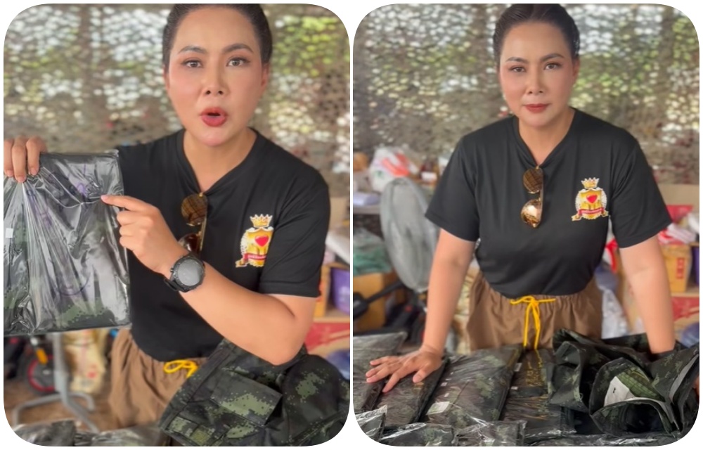 แห่ชื่นชม! “บุ๋ม ปนัดดา” ทำดีต่อใจ สั่งตัดกางเกงใหม่ให้ทหาร หลังพบใส่ชุดเดิมจนขาด