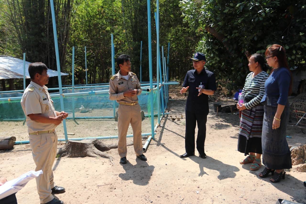 กองบัญชาการกองทัพไทย โดยหน่วยบัญชาการทหารพัฒนา สำรวจหมู่บ้านต้นแบบเพื่อพัฒนาต่อยอดอย่างยั่งยืน