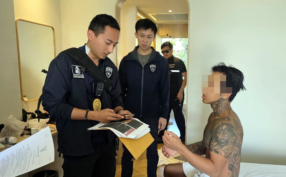 รวบโอปป้าเกาหลี! เจ้าของแอค X ฉาวพัทยา พบไอซ์-เคตามีน-ยาอี 296 เม็ด