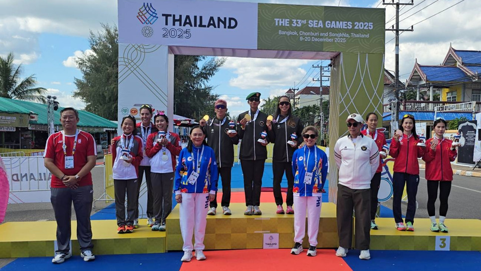 ไตรกีฬา ซีเกมส์ ครั้งที่ 33 สนามแหลมแม่พิมพ์ ชิง 3 ทอง อินโดนีเซียคว้า 2 เวียดนามได้ผลัดชาย