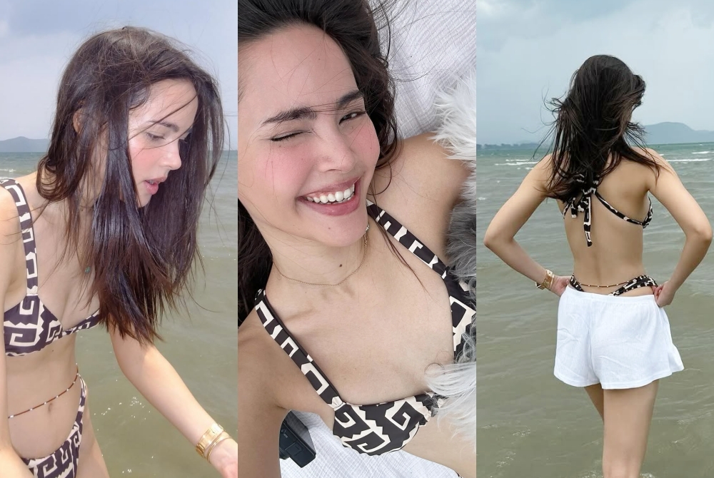 "ญาญ่า อุรัสยา" แซ่บรับซัมเมอร์นุ่งทูพีซอวดหุ่นเป๊ะ