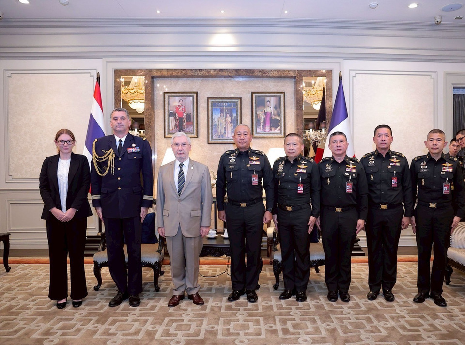 กองทัพบก รับทูตฝรั่งเศส กระชับความร่วมมือทหาร–การศึกษา ย้ำจุดยืนไทยแก้ปัญหาชายแดนด้วยสันติวิธี 