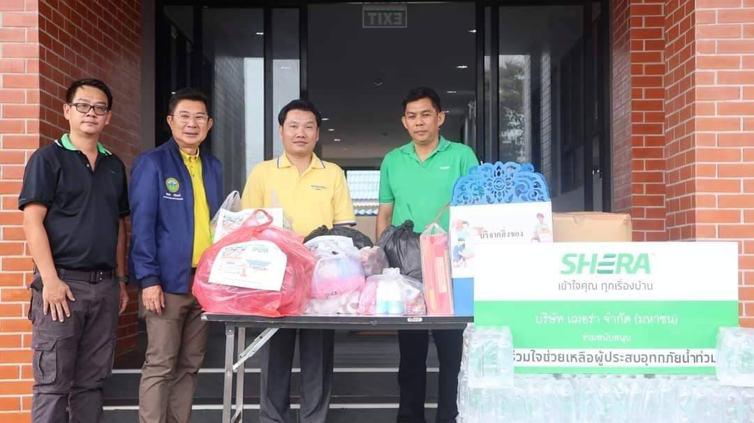 "อบต.ช่องสาริกา" พร้อมด้วยภาคเอกชน-ปชช. ร่วมบริจาคสิ่งของช่วยผู้ประสพภัยน้ำท่วม ทางภาคเหนือและภาคอีสาน 