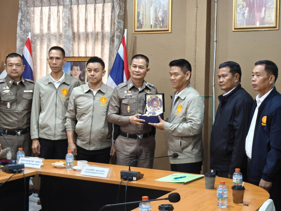 รองประธานกรรมาธิการตำรวจคณะกรรมาธิการการตำรวจสภาผู้แทนราษฎร ศึกษาดูงานโรงพักโชคชัยโคราช
