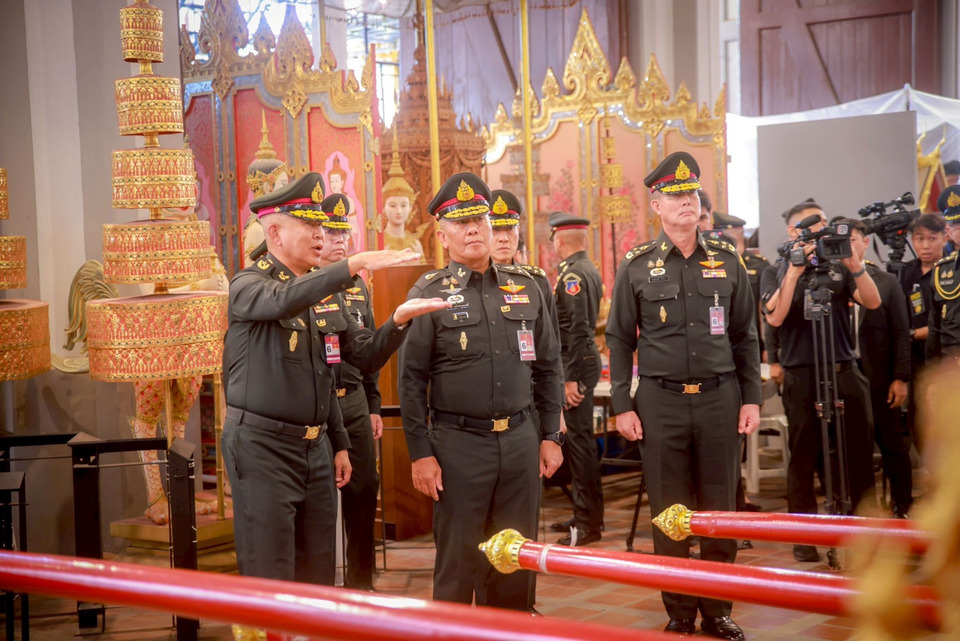 “ผบ.ทบ.” ตรวจบูรณะราชรถ-ราชยาน คืบหน้ากว่า 99% เตรียมซ้อมริ้วขบวนสมพระเกียรติ พระราชพิธีถวายพระเพลิงพระบรมศพ “พระพันปีหลวง"