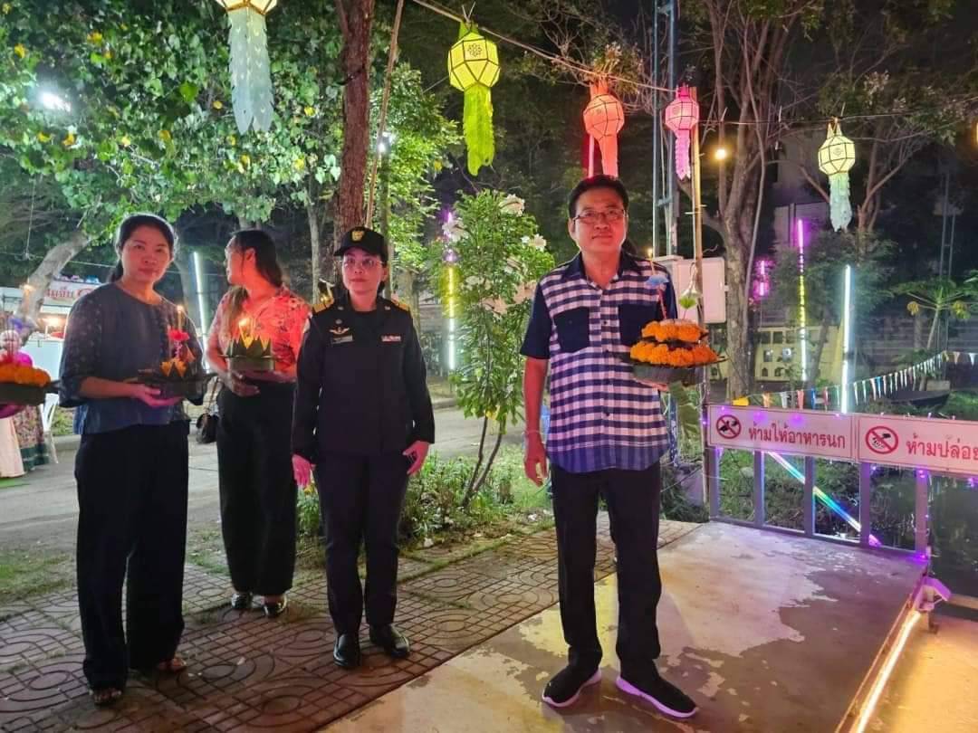 ดอนเมือง ร่วมกิจกรรม พร้อมออกตรวจความเรียบร้อยงานประเพณีลอยกระทง