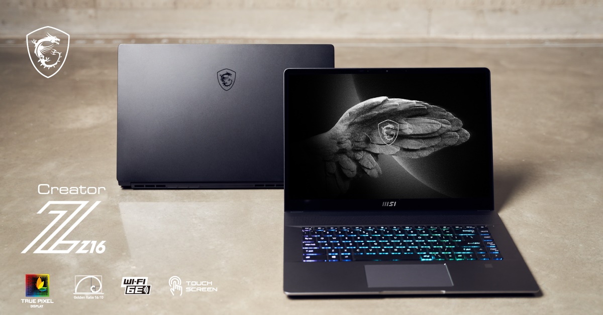 MSI Creator Z16 พรีเมี่ยมครีเอเตอร์แล็ปท็อปรุ่นใหม่  ด้วยขุมพลัง 11th Gen Intel Core i7 Processor