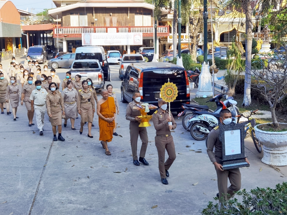 วัดกุฎีทองจัดพิธีเจริญชัยมงคลคาถารับตราตั้งและพัดยศ "พระครูสังฆรักษ์ธีรภัทร อิทธิปัญโญ" 