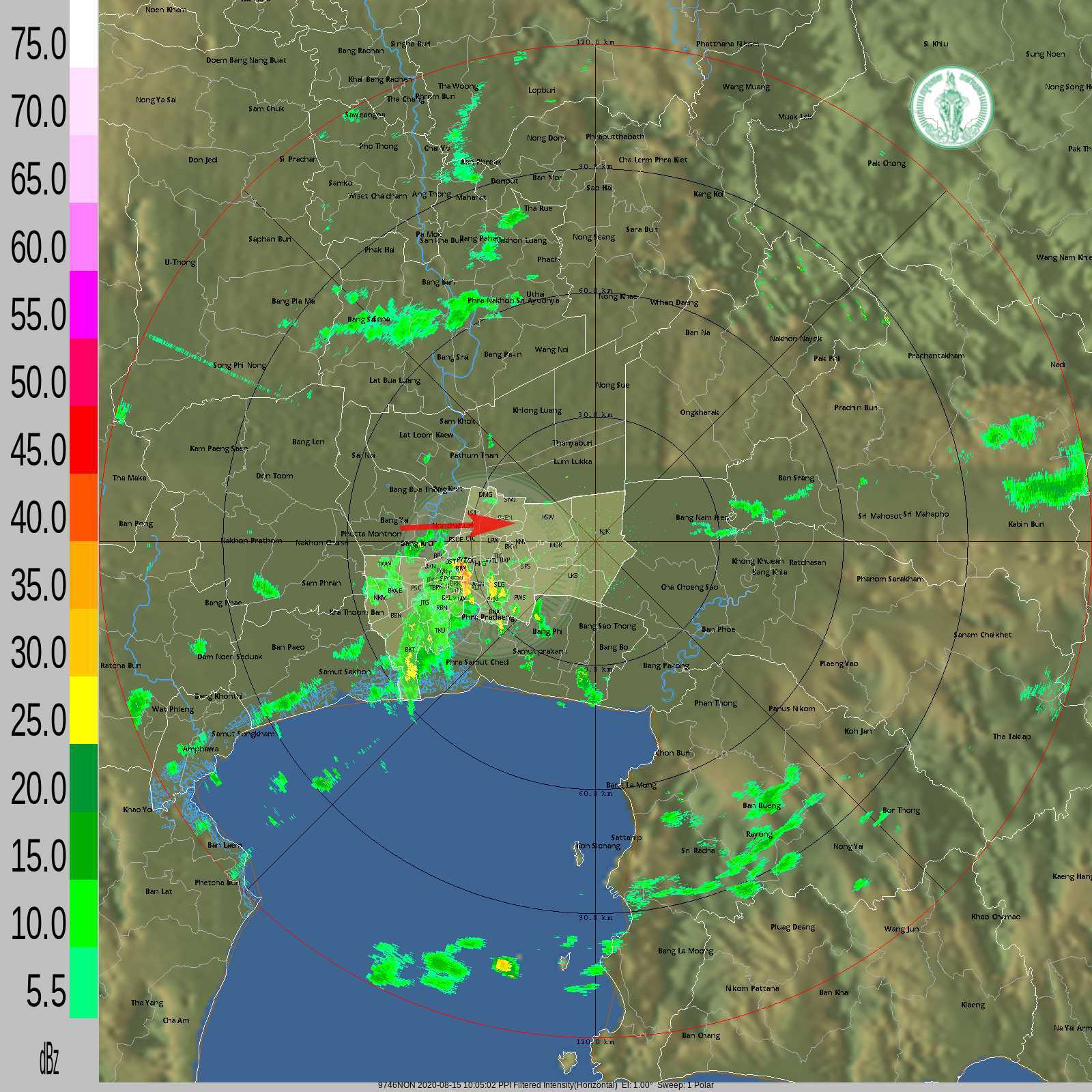 ฝนมาแล้ว! ปกคลุมย่านฝั่งธนฯ-พระนครชั้นใน