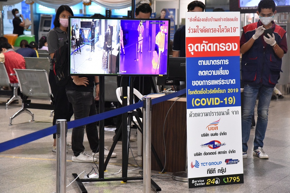 บขส.ติดตั้งเครื่อง"Thermoscan"เพิ่ม หวังคุ้มเข้มคนเข้า-ออกสถานีขนส่งหมอชิต2