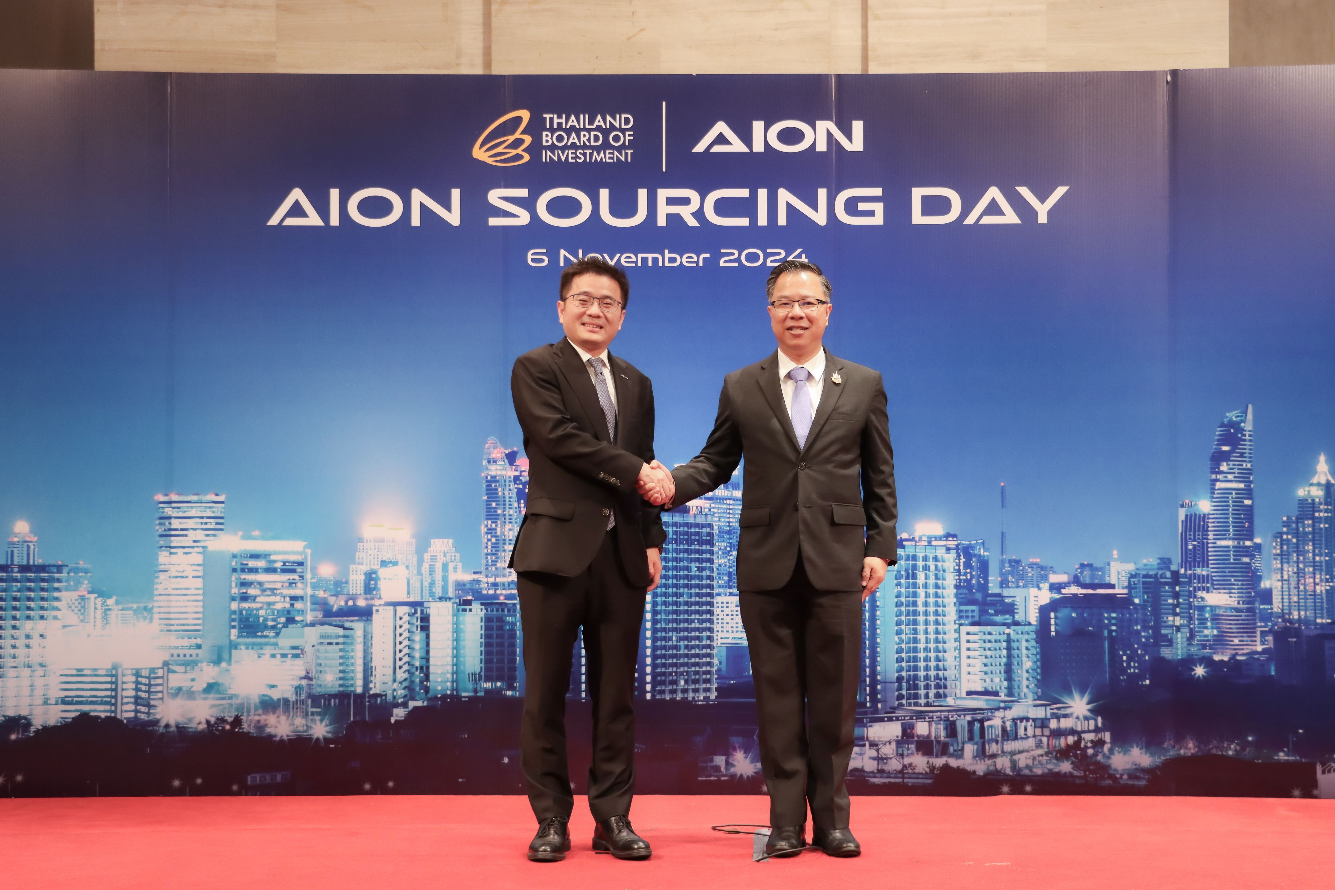 "บีโอไอ" เร่งดึงผู้ผลิตชิ้นส่วนไทยเข้าสู่ซัพพลายเชน EV ผนึกกำลัง GAC AION จัดงาน “AION Sourcing Day”