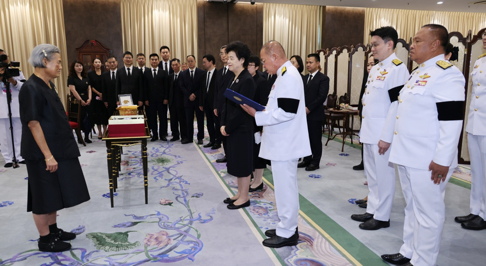กรมสมเด็จพระเทพฯ พระราชทานพระราชวโรกาสให้คณะบุคคลเฝ้าฯ