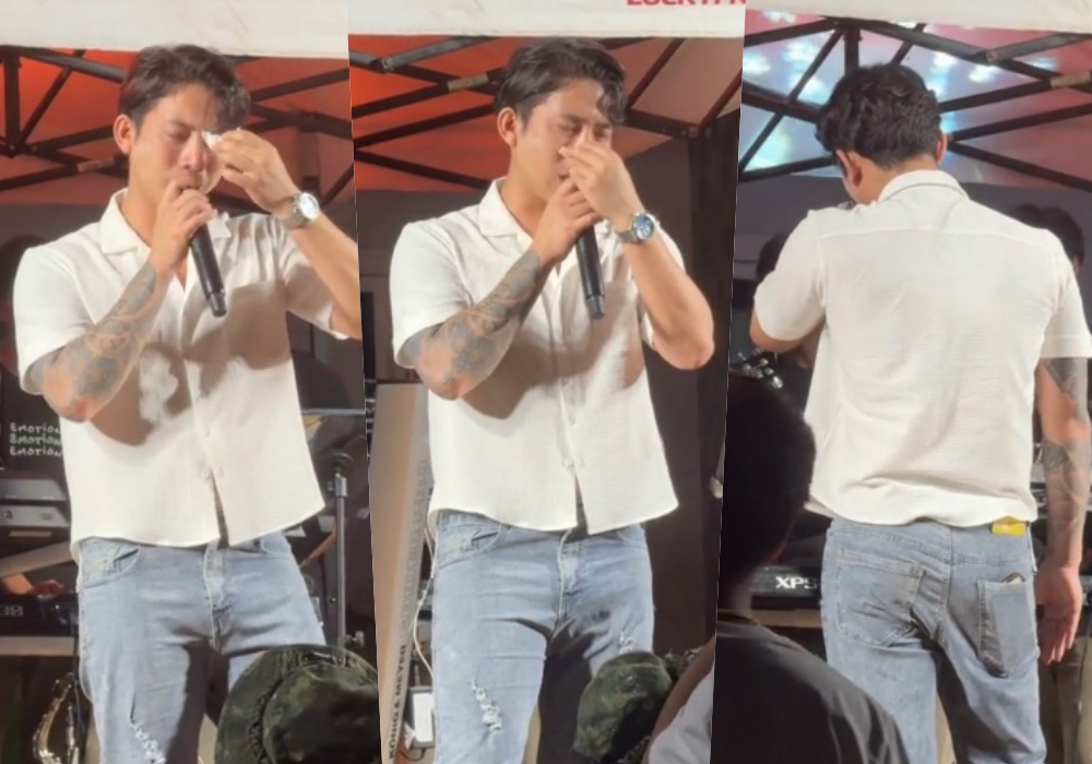อินสุด!! "เบิ้ล ปทุมราช" หลั่งน้ำตากลางเวที ร้องเพลงต่อไม่ได้ หลังเลิกรากับแฟน