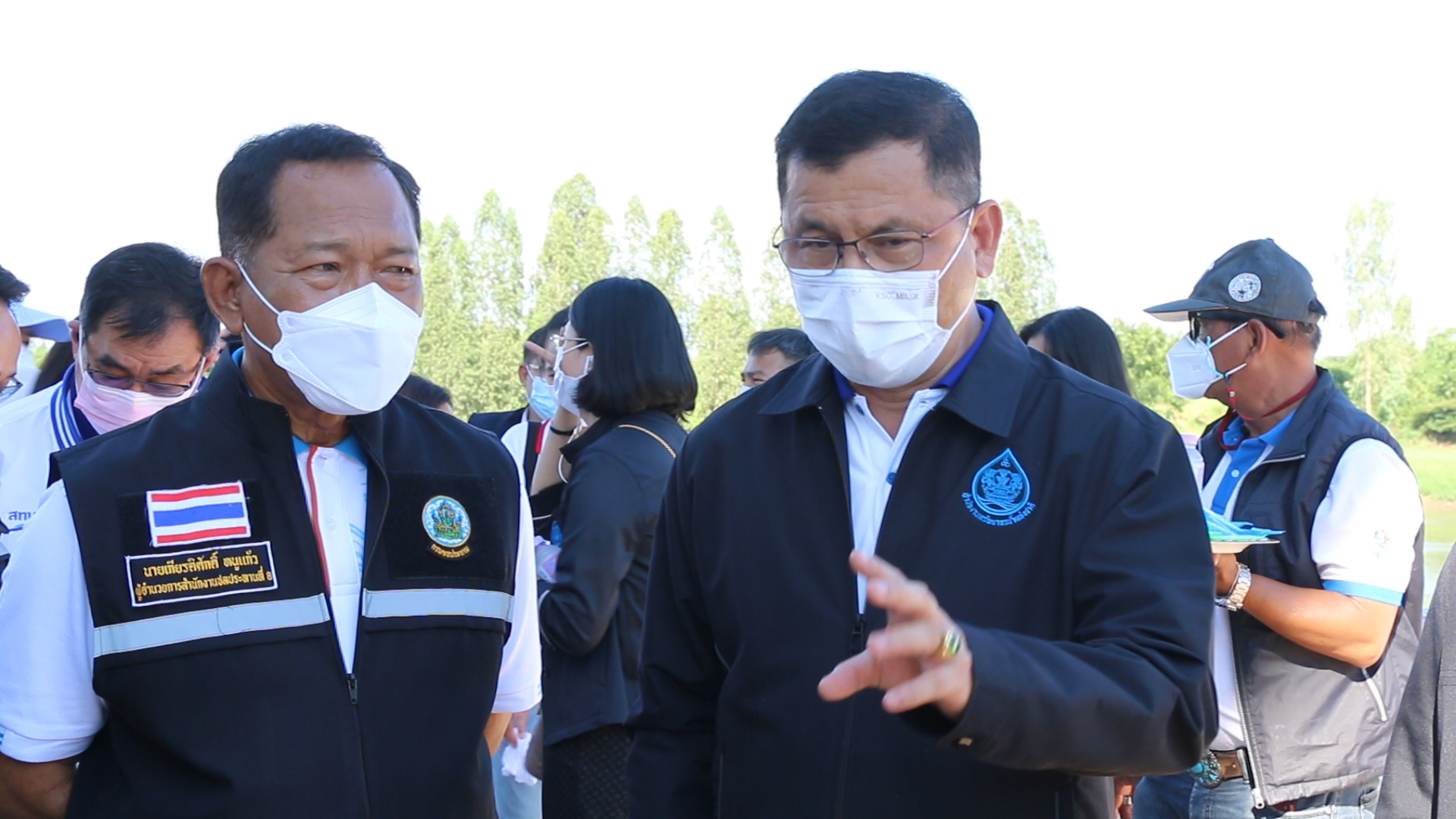 สทนช.ติดตามสถานการณ์น้ำขอนแก่น ทดสอบการเปิด-ปิด ประตูระบายน้ำ รับมือมวลน้ำหนุนลุ่มแม่น้ำชี