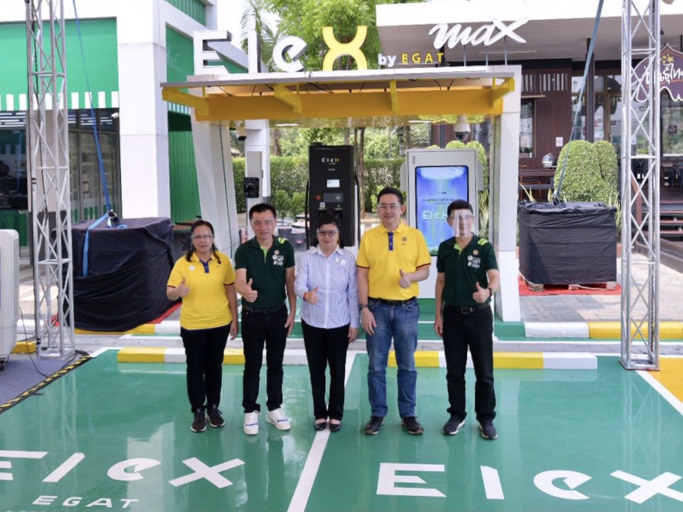 กฟผ.-พีทีจี รุกตลาดสถานีชาร์จยานยนต์ EV พร้อมกัน 5 แห่งทั่วประเทศโชว์ชาร์จ ณ สถานี PT ปากช่อง 3 เป็นสถานีแรก  