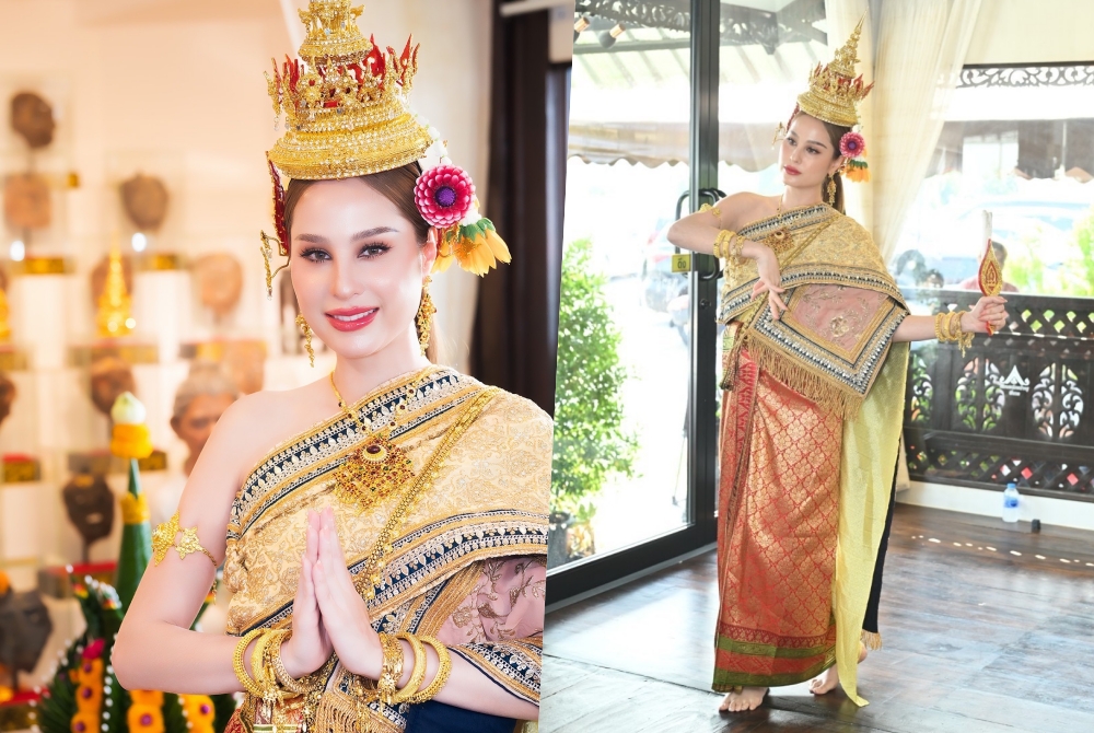 "ขวัญ อุษามณี" รำแก้บนถวายหน้าครู108หน้า หลังรับบทนางเอกหนัง “มูลู”(หน้าครู)