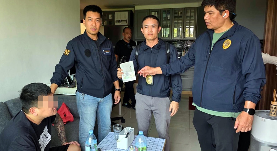 รวบคอลเซ็นเตอร์ไต้หวัน หลอกลงทุนคริปโต เสียหายกว่า 40 ล้าน หนีหลบพัทยา