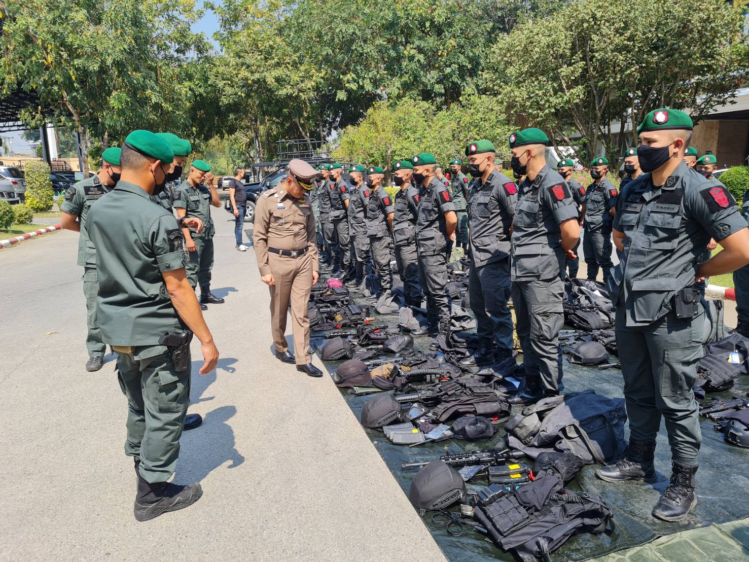 ผบก.สส.ภ.5 ตรวจ RECALL หน่วย SWAT