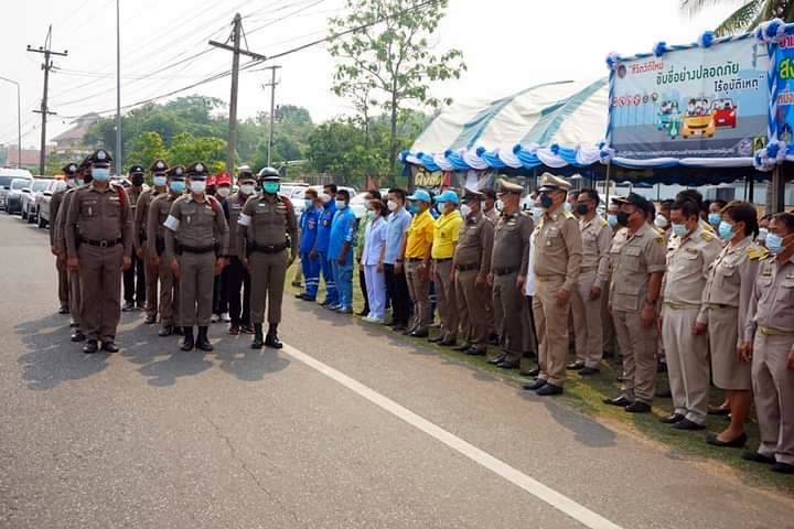 ศปถ.อำเภอจตุรพักพิมาน บูรณาการเปิดแผนปฏิบัติการลดอุบัติเหตุช่วงเทศกาลสงกรานต์