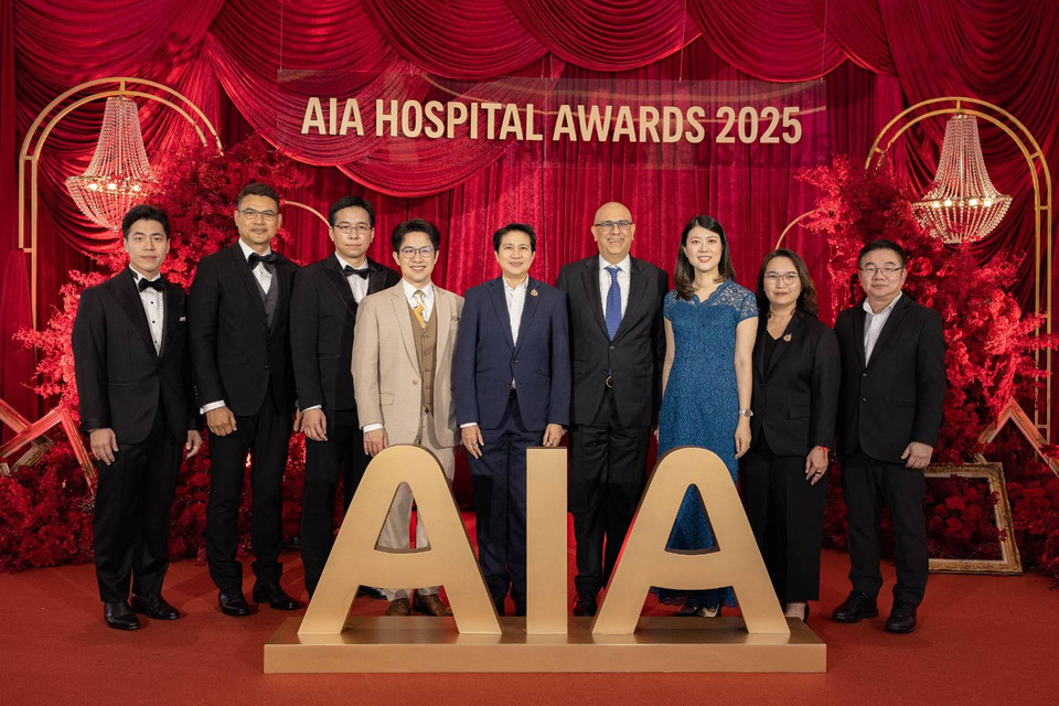 เอไอเอ จัดงานประกาศรางวัล AIA Hospital Awards 2025 มอบแก่รพ.ผู้ร่วมส่งมอบประสบการณ์อันยอดเยี่ยมแก่ลูกค้าเอไอเอทั่วปท.