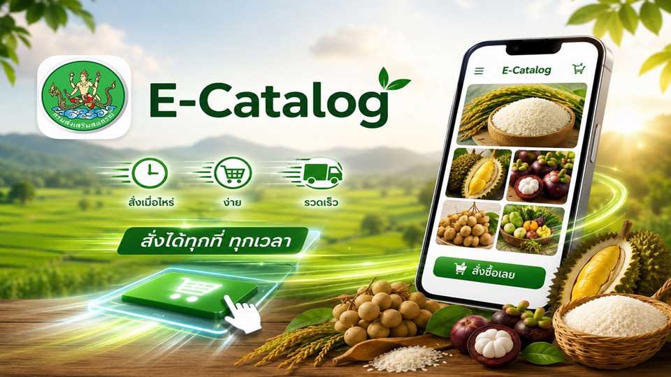 เปิดตัว E-Catalog ช้อปออนไลน์สินค้าสหกรณ์ทั่วไทย ส่งตรงถึงมือผู้บริโภค