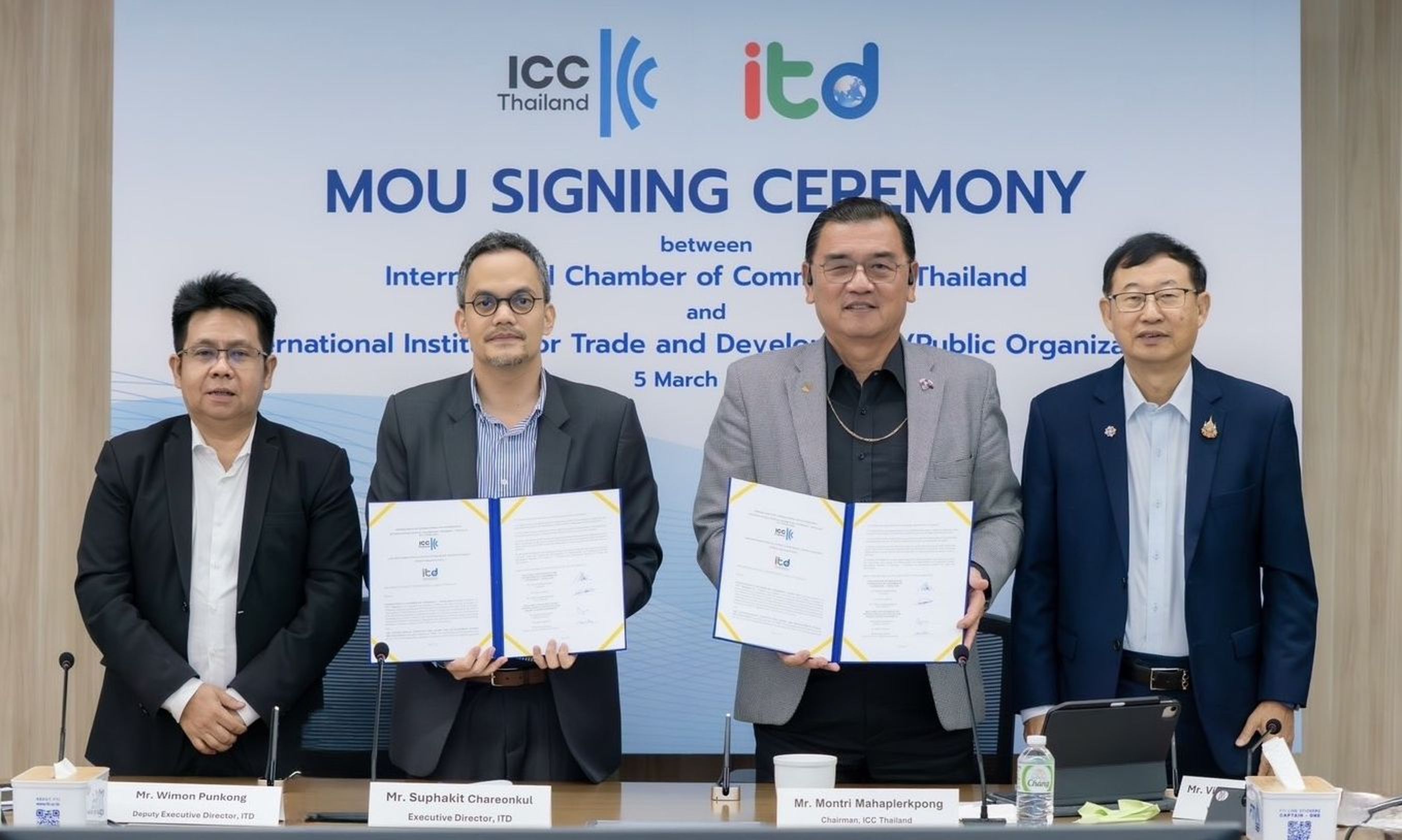 ICC Thailand และ ITD ลงนามความร่วมมือ เพื่อเสริมสร้างการค้าและการลงทุนระหว่างประเทศ