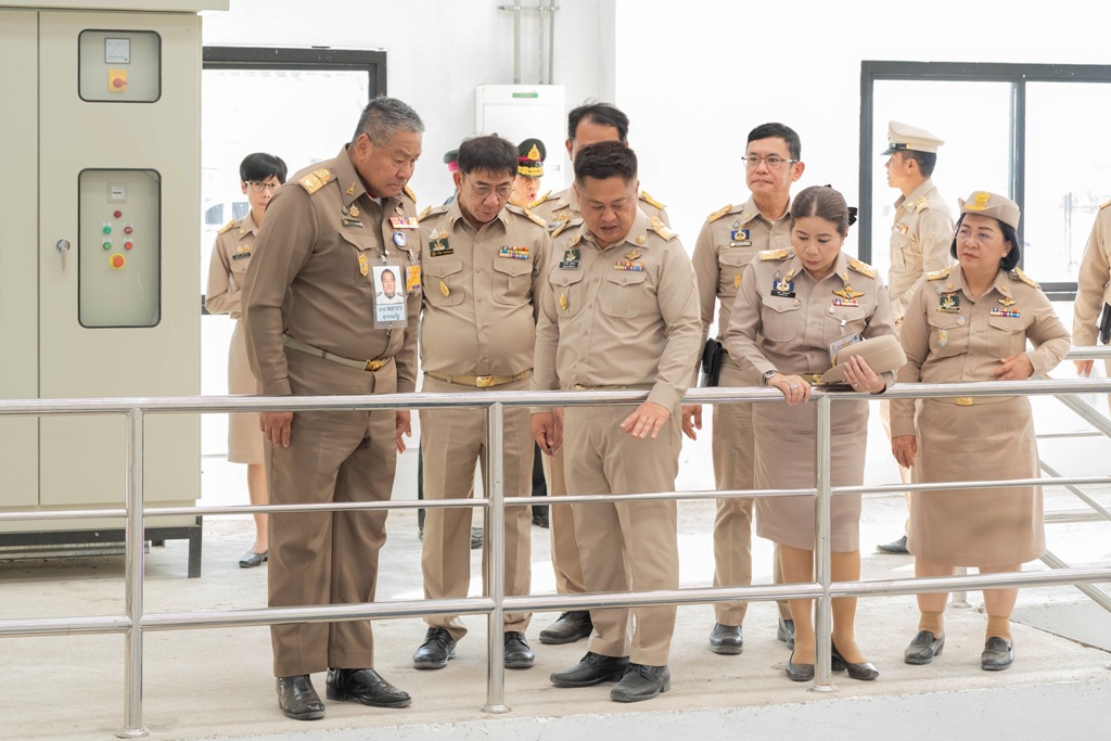 องคมนตรี ติดตามผลการดำเนินงานโครงการปรับปรุงโรงสูบน้ำหน่วยที่ 3 จ.ตาก