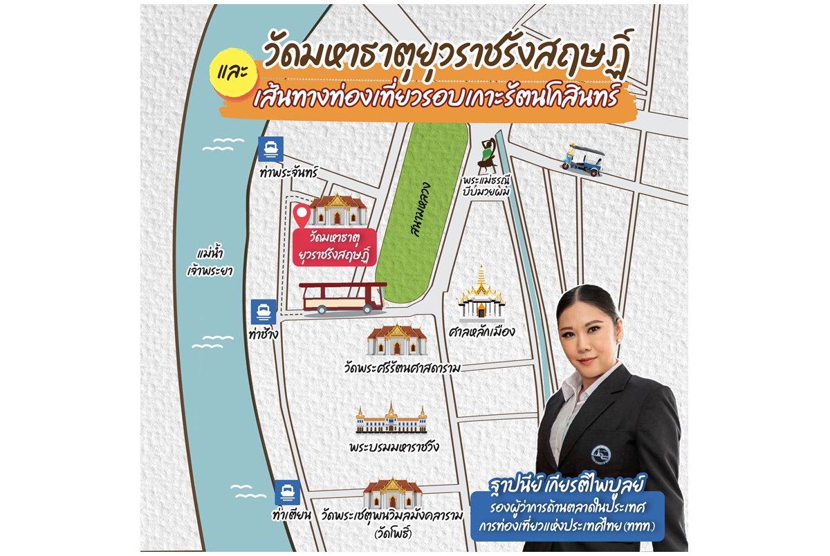 ชวนสายบุญ สายมูเที่ยววัดมหาธาตุยุวราชรังสฤษฏิ์-เส้นทางท่องเที่ยวรอบเกาะรัตนโกสินทร์วันวิสาขบูชา