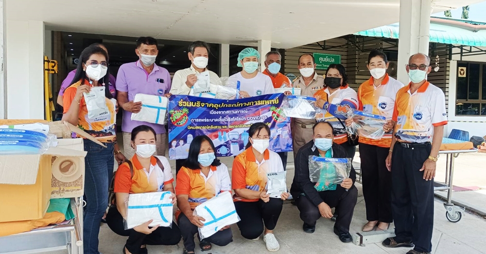 สหกรณ์ชุมพร มอบอุปกรณ์ที่จำเป็นให้โรงพยาบาลหลังสวน​-โรงพยาบาลละแม​ ร่วมใจสู้ภัยโควิด-19