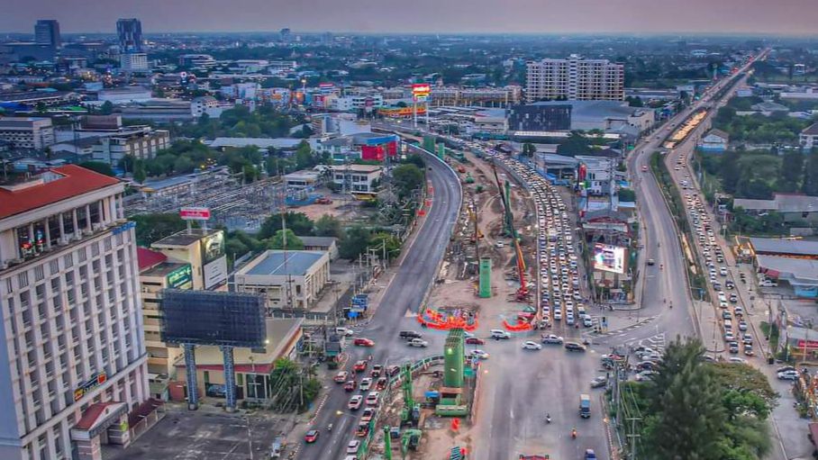 โคราชปิดทางแยกประโดก 1 ปี เดินหน้าเจาะอุโมงค์ทางลอดผ่าเมือง แก้รถติด-อุบัติเหตุ