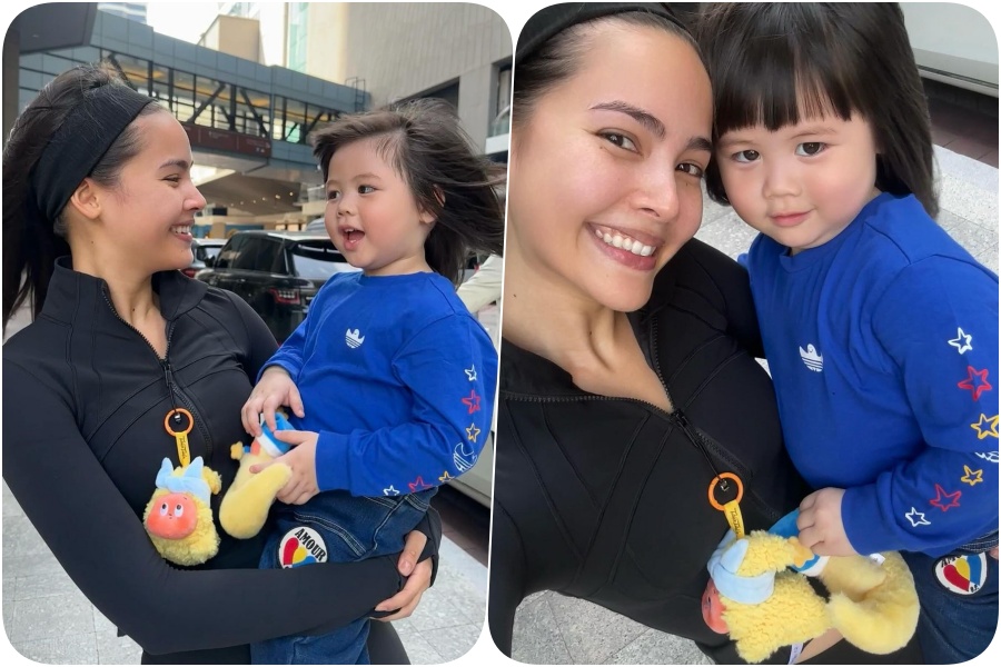 หลงไม่ไหว! "ญาญ่า" โพสต์คลิปอวดโมเมนต์เล่นกับ "น้องแอบิเกล" สุดน่ารัก
