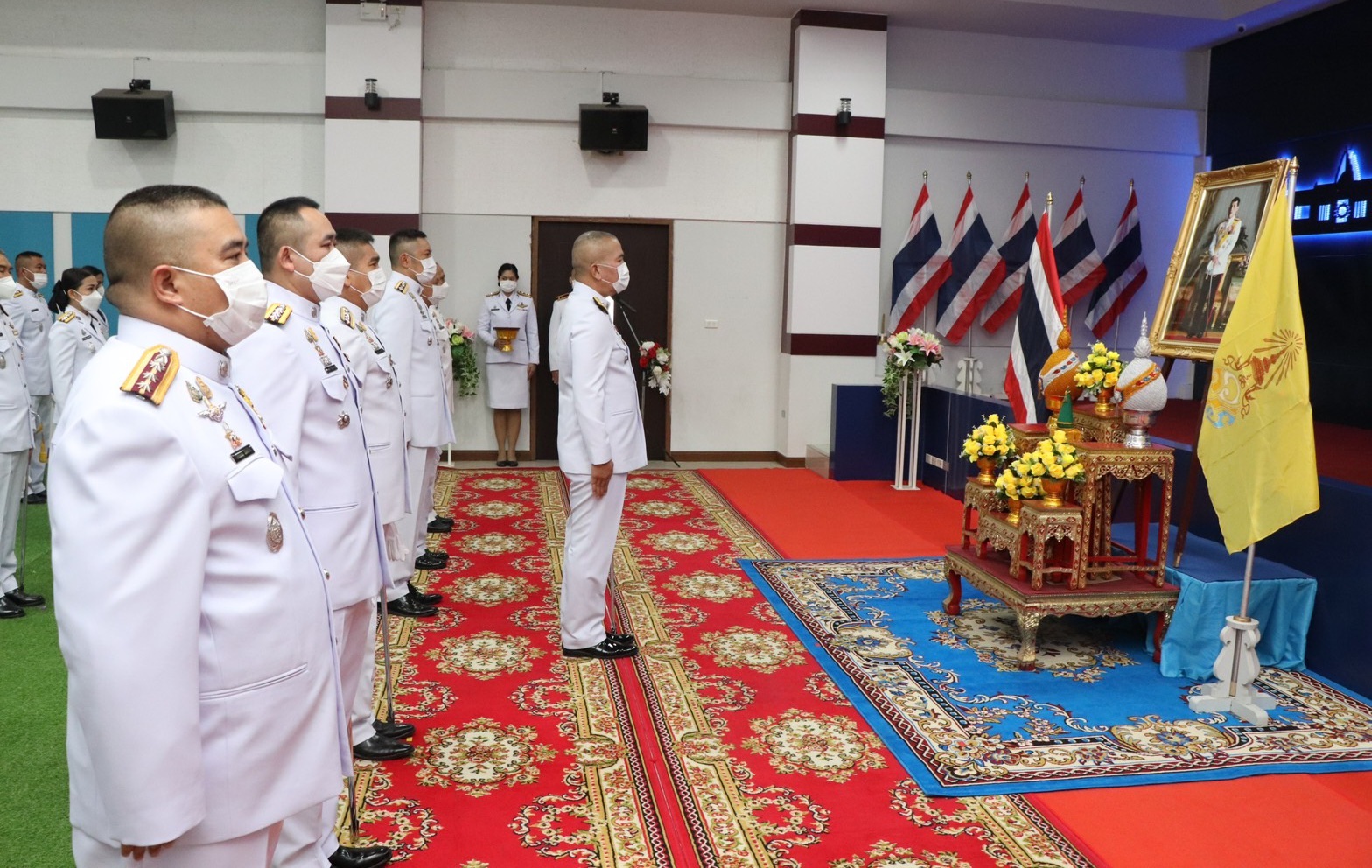 ตำรวจภูธรบุรีรัมย์ถวายสัตย์ปฏิญาณเป็นข้าราชการที่ดีถวายพระพรชัยมงคล ในหลวง ร.10