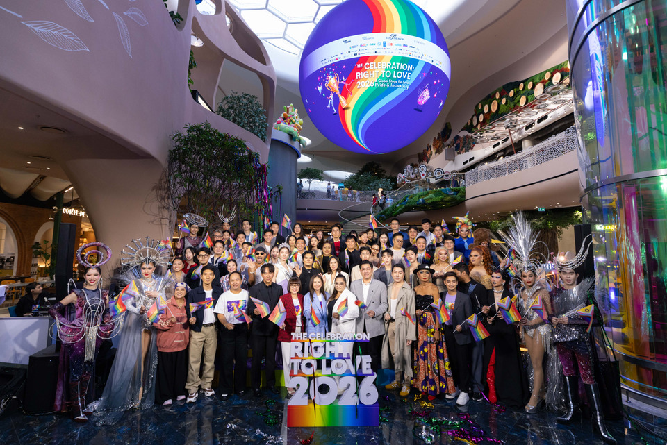 สยามพิวรรธน์ ผนึกกำลัง บางกอกไพรด์ และพันธมิตรระดับประเทศ สร้างปรากฏการณ์ Pride Month ระดับโลก พร้อมจัด “The Celebration: Right to Love 2026