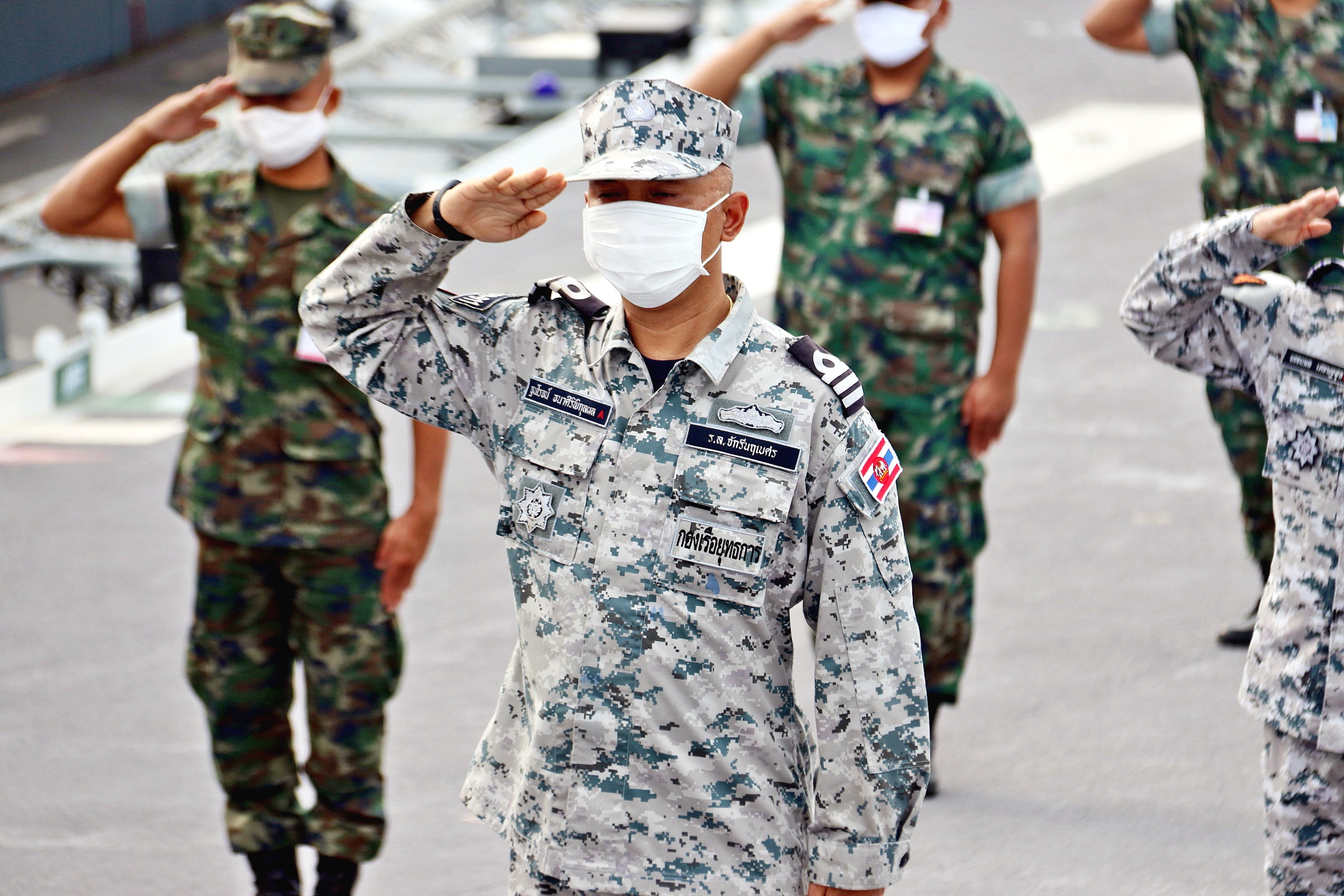 กำลังพลรล.จักรีนฤเบศร270นายปลอดเชื้อโควิด กลับมาปฏิบัติภารกิจได้อย่างมั่นใจ