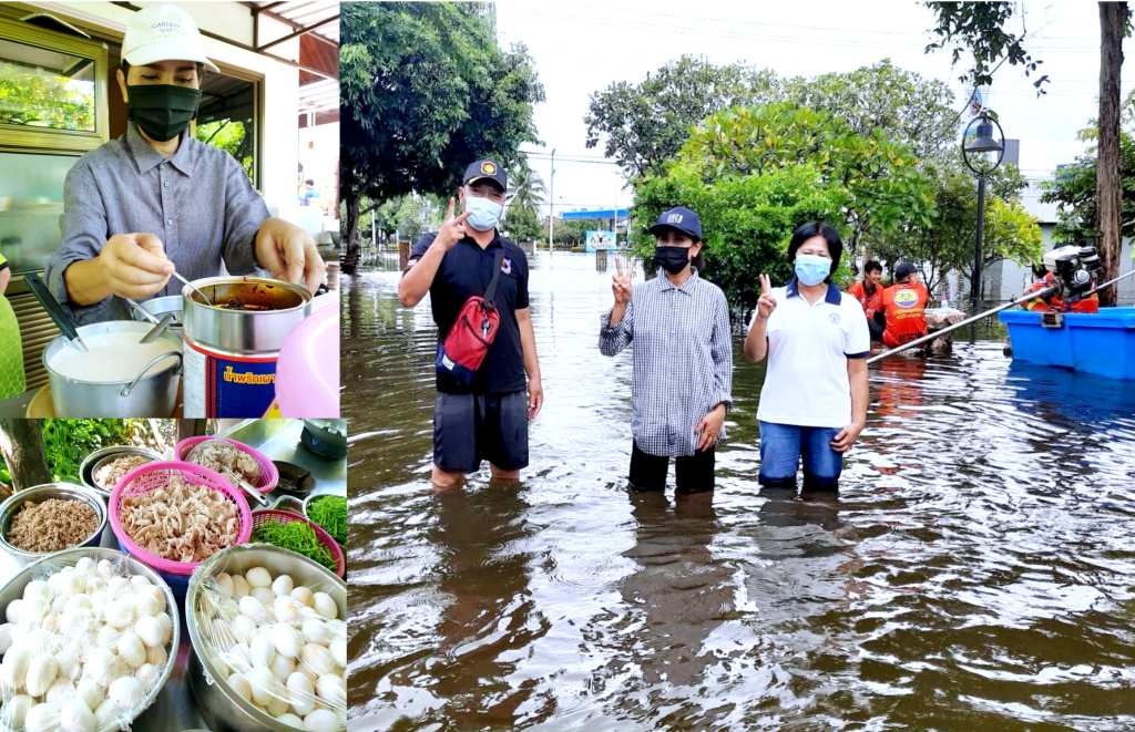 "อนงค์วรรณ" ตั้งโรงครัวแจกอาหาร 500 ชุด/วัน ช่วยชาวสุโขทัยจากพิษน้ำท่วม