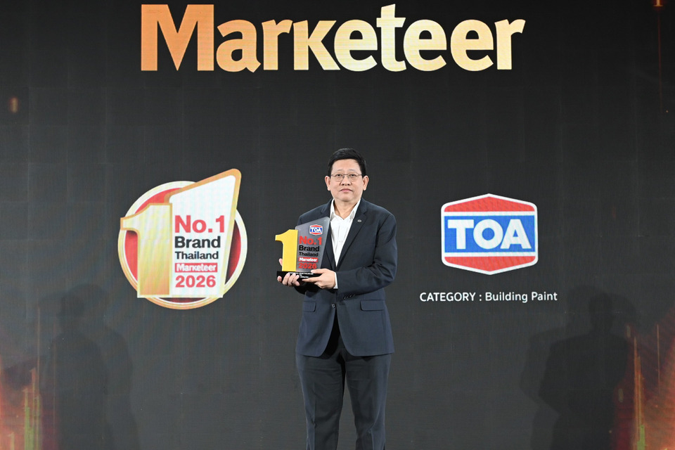 TOA คว้า No.1 Brand Thailand ปีที่ 14 เดินหน้าสู่ผู้นำ Total Solutions for Living และ Green Ecosystem