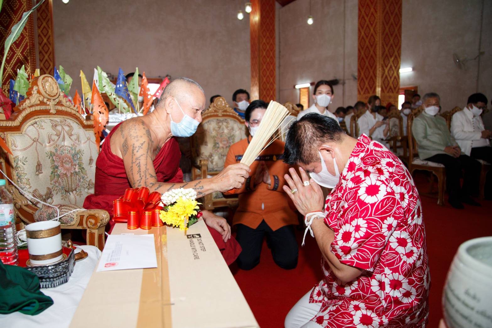 "ธรรมนัส" ทำบุญสืบชะตาหลวงแบบล้านนา เพื่อเป็นสิริมงคล เนื่องในอายุครบ 57 ปี