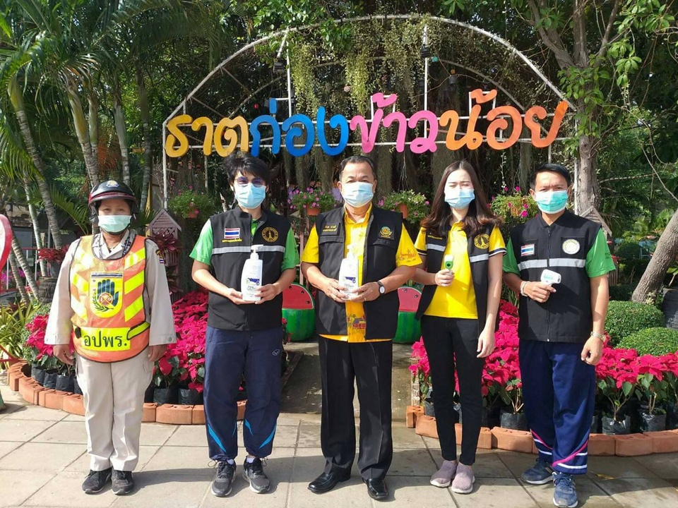 ทต.ตาดทองตรวจเข้มธาตุก่องข้าวน้อย-ตลาดสดเทศบาลตำบลตาดทอง  หลังมีคนปล่อยข่าวมีคนติดเชื้อโควิด
