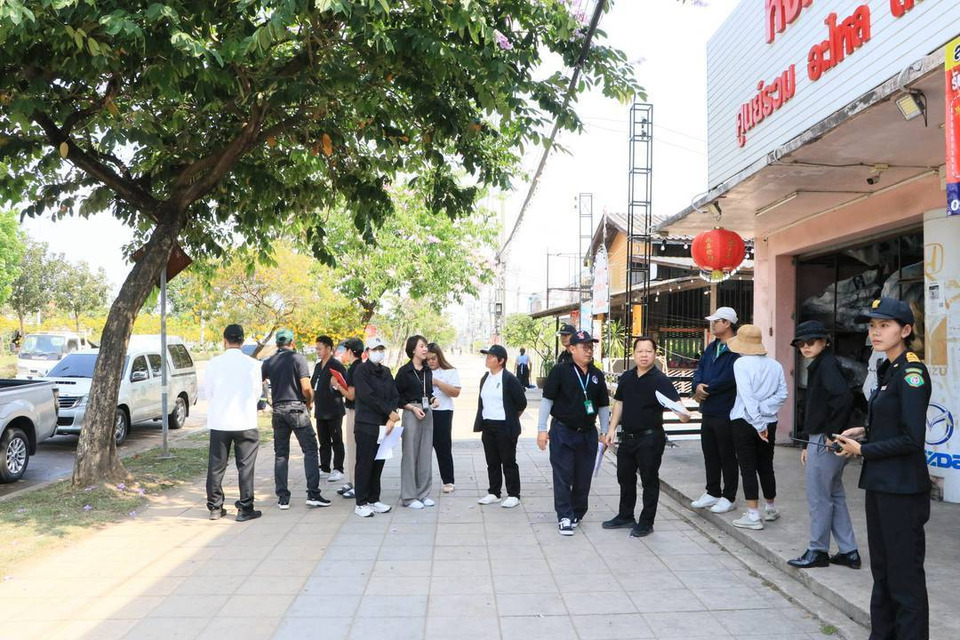 ลงพื้นที่ตรวจและประเมินการพัฒนาปรับปรุงถนนสวย 